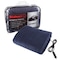 Fleming Supply Heated Car Blanket, 12V Electric Fleece Travel Throw for Trucks, Emergency Kits, Navy 575996QOV - alternate 1